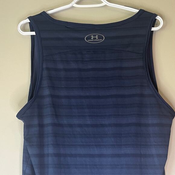 Under Armour Men's Blue Heat Gear Tank Top Size Medium - Picture 8 of 11